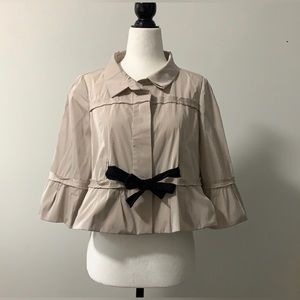 PAULE KA cropped pleated jacket size XS